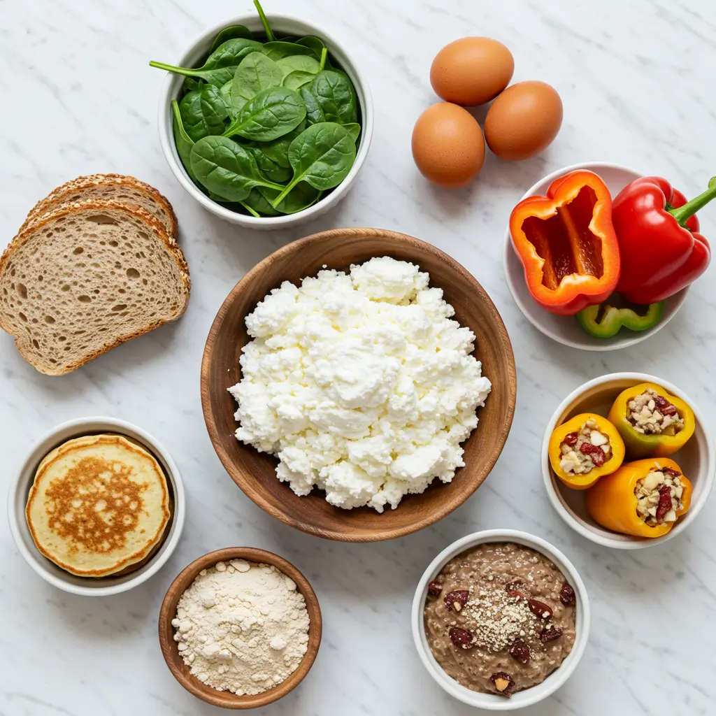 25+ high-protein cottage cheese recipes collection with complete macros